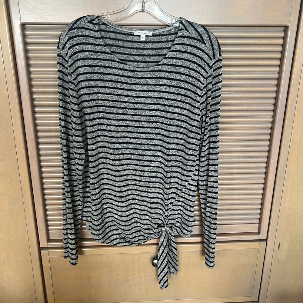 Stella & Dot side tie sweater